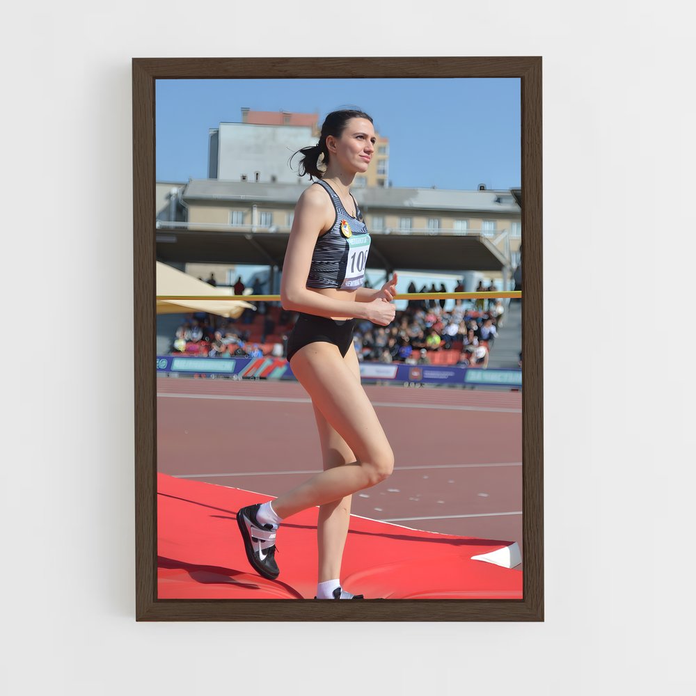 Poster En Courant Vers L'Excellence – affiche Athlétisme (vue 5)